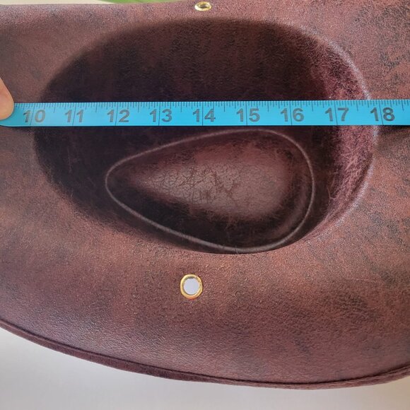 Leather Cowboy Hat - Picture 7 of 11